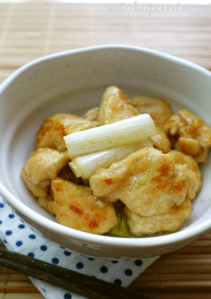 白ネギと鶏肉のさっぱり炒め-レシピのメイン写真