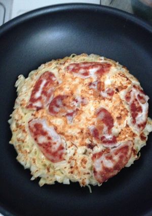 余り物でお好み焼き〜⭐️-レシピのメイン写真