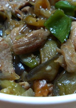 豚ナス丼-レシピのメイン写真