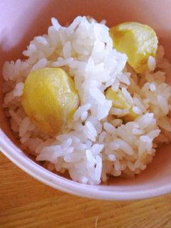 秋の味覚♡かんたん栗ごはん-レシピのメイン写真