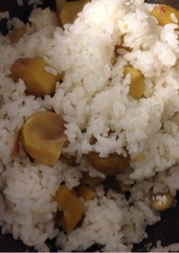 蜂蜜 de 栗ごはん-レシピのメイン写真