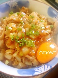 我が家の豚丼♪-レシピのメイン写真