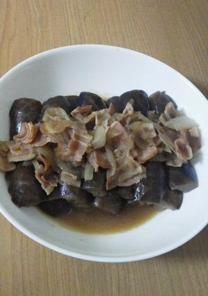 なすとベーコンのコンソメ煮-レシピのメイン写真
