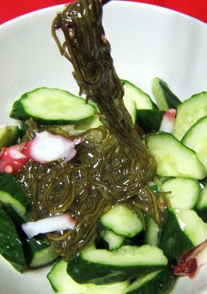 がごめ昆布入り　きゅうりとたこの酢の物-レシピのメイン写真