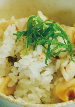 土鍋炊き☆バイ貝の炊き込みご飯-レシピのメイン写真