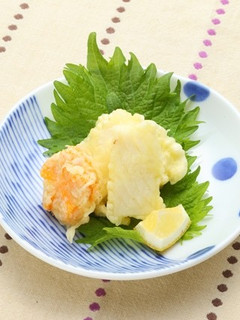 介護食 やわらか天ぷら(いか)-レシピのメイン写真