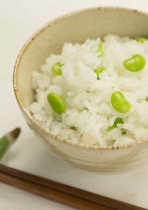 土鍋でご飯☆枝豆ご飯の炊き方-レシピのメイン写真
