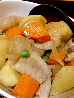 肉じゃが☆豚肉たっぷり生姜入り~♪-レシピのメイン写真