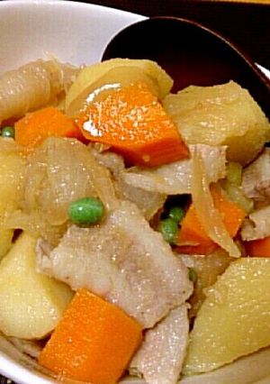 肉じゃが☆豚肉たっぷり生姜入り~♪-レシピのメイン写真