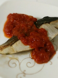 はまちの塩焼き トマトソース-レシピのメイン写真