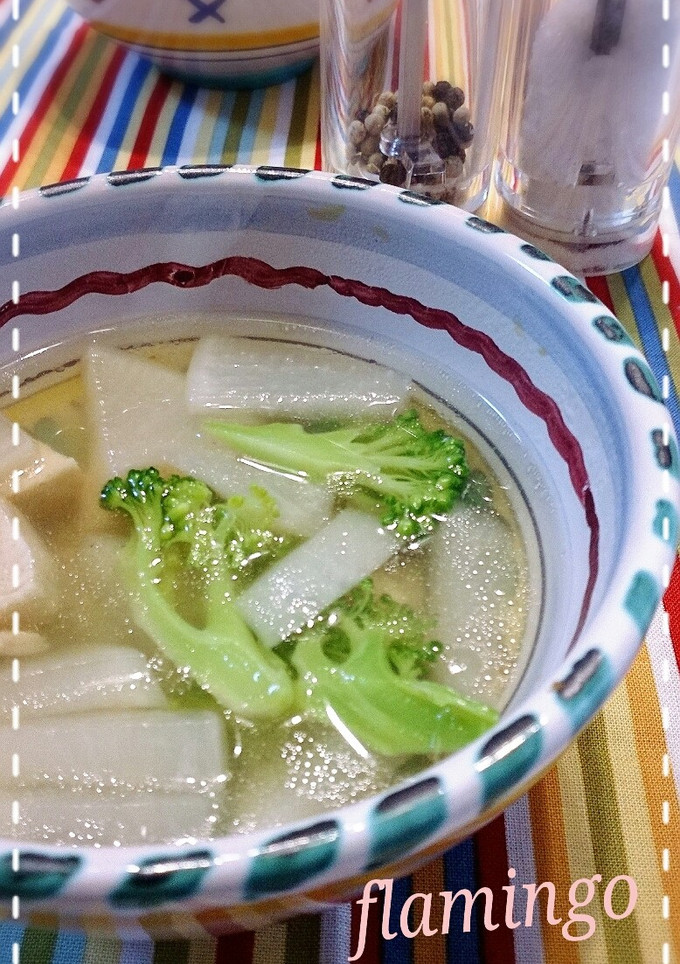 ささみと大根のオリーブオイルのスープ-レシピのメイン写真