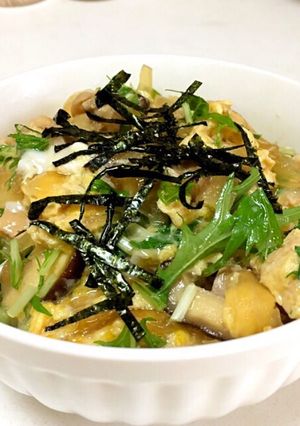 玉ねぎ☆たっぷり☆とろとろ親子丼-レシピのメイン写真