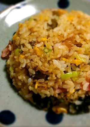 野沢菜のチャーハン-レシピのメイン写真