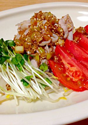 冷しゃぶ〜ポン酢香味ダレ♪-レシピのメイン写真