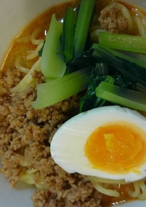 スンドゥブスープで簡単♪担々つけ麺-レシピのメイン写真