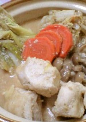坦々麺味風鶏鍋-レシピのメイン写真