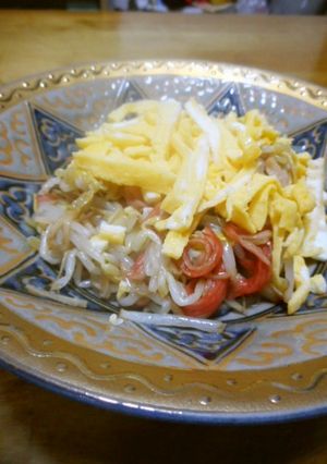 もやしとかにかまの酢の物-レシピのメイン写真