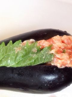 ナスのはさみ揚げ(^○^)-レシピのメイン写真