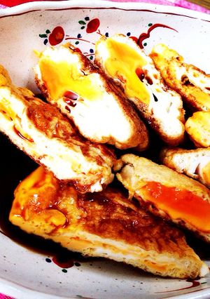 おあげさんの卵詰め焼き-レシピのメイン写真