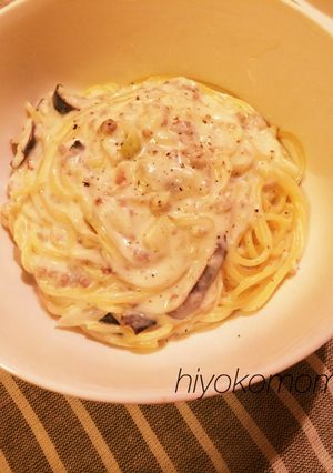 クリームパスタ-レシピのメイン写真