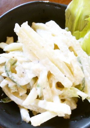 菜食者専用？シャキッとじゃが芋サラダ-レシピのメイン写真