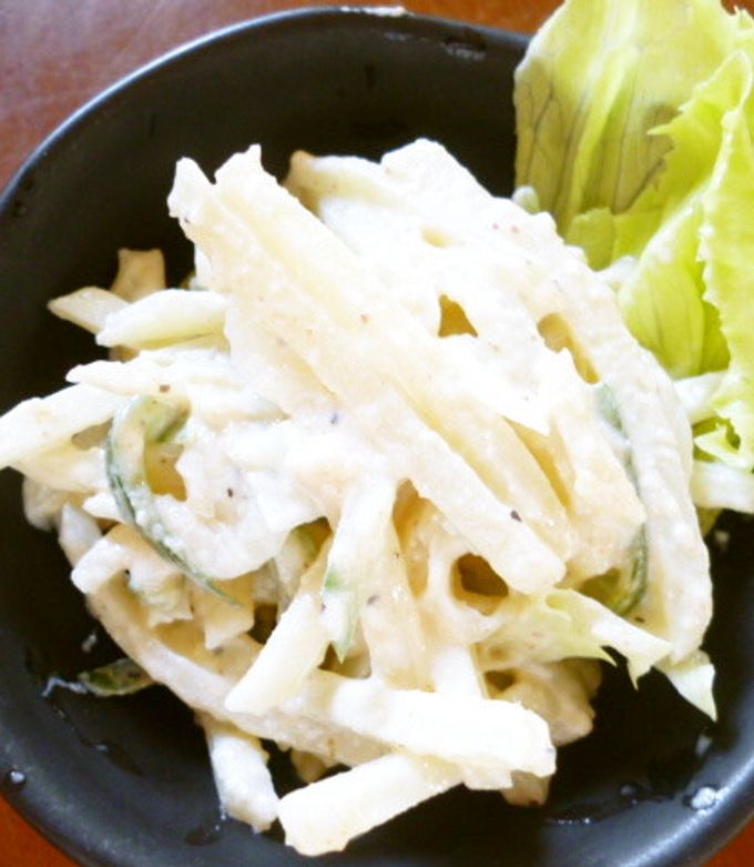 菜食者専用？シャキッとじゃが芋サラダ-レシピのメイン写真