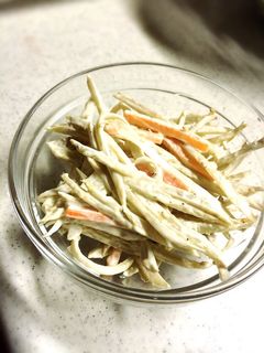 ゴボウサラダ-レシピのメイン写真