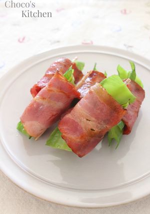四角豆のベーコン巻き。-レシピのメイン写真