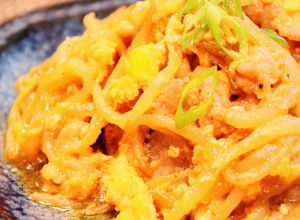 簡単❀豚コマ肉ともやしのオイマヨ卵とじ❀-レシピのメイン写真