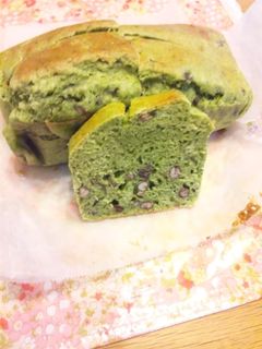 抹茶と小豆ケーキ-レシピのメイン写真