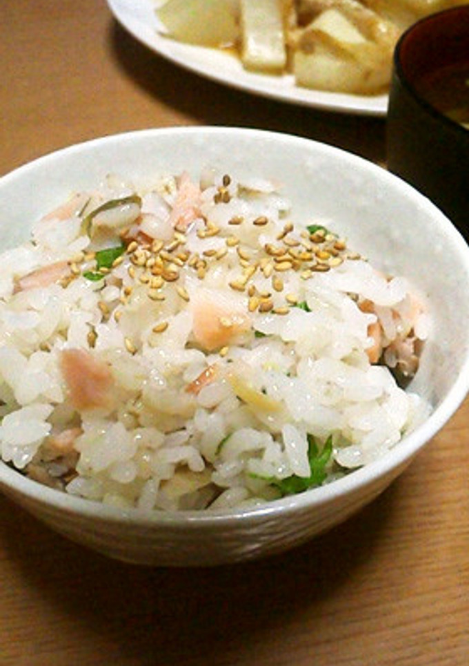 焼き鮭のまぜ寿し-レシピのメイン写真
