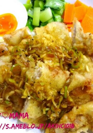 ガッツリ男子飯　油林豚丼-レシピのメイン写真