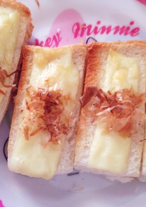 チーズ鰹トースト-レシピのメイン写真