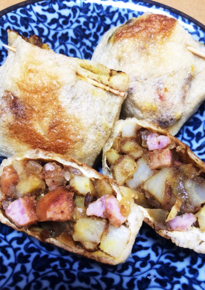 ボリューム満点！薄揚げのサモサ風-レシピのメイン写真