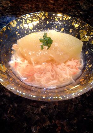 おでんの素で簡単！冬瓜とカニカマの煮物-レシピのメイン写真