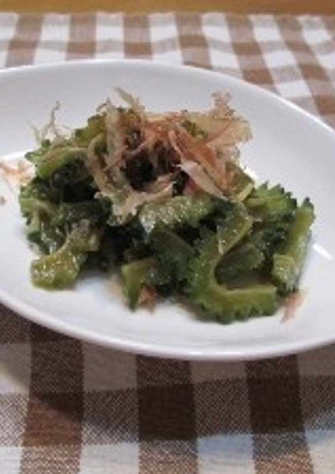ゴーヤのめんつゆ漬け-レシピのメイン写真