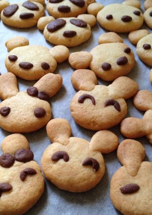 子どもと☆粘土遊びみたいにキャラクッキー-レシピのメイン写真