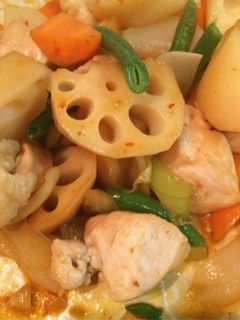★簡単★鳥肉のレンコン炒め-レシピのメイン写真