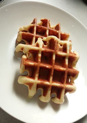 クリームチーズワッフル-レシピのメイン写真