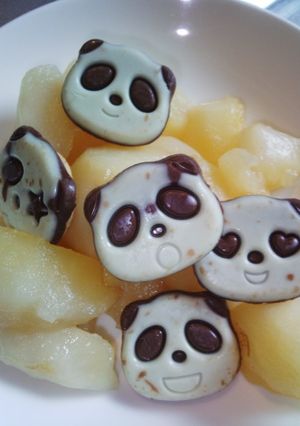 さくさくぱんだとリンゴ-レシピのメイン写真