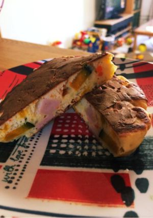 お野菜おやつ☆ぱくぱく塩パンケーキ-レシピのメイン写真