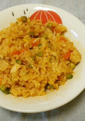 炊飯器でケチャップチキンライス-レシピのメイン写真