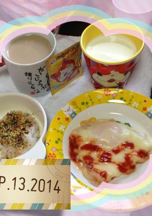 バランス良い(^^)目玉焼き-レシピのメイン写真