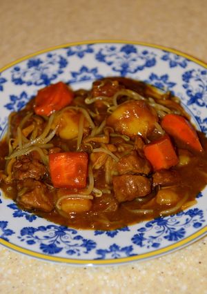 もやし入りカレーライス、工夫で究極の相性-レシピのメイン写真