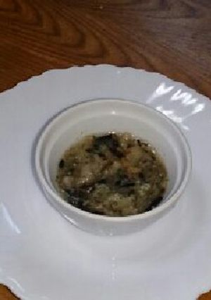 7ヶ月 なすとひじきの離乳食-レシピのメイン写真