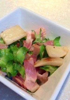 ウチナーンチュが作るうりずん豆の炒め物-レシピのメイン写真