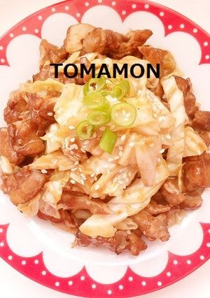 簡単ヤキトリ屋さん風✿白ゴマ肉野菜炒め-レシピのメイン写真