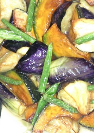 揚げ野菜のあんかけ-レシピのメイン写真