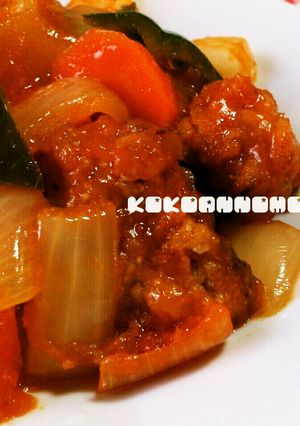 32種の野菜のとろ実で酢豚風-レシピのメイン写真