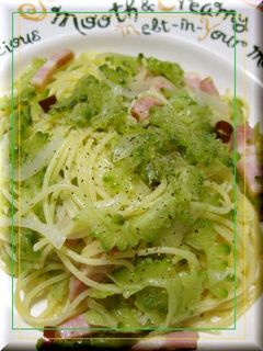 たっぷりゴーヤのパスタ-レシピのメイン写真